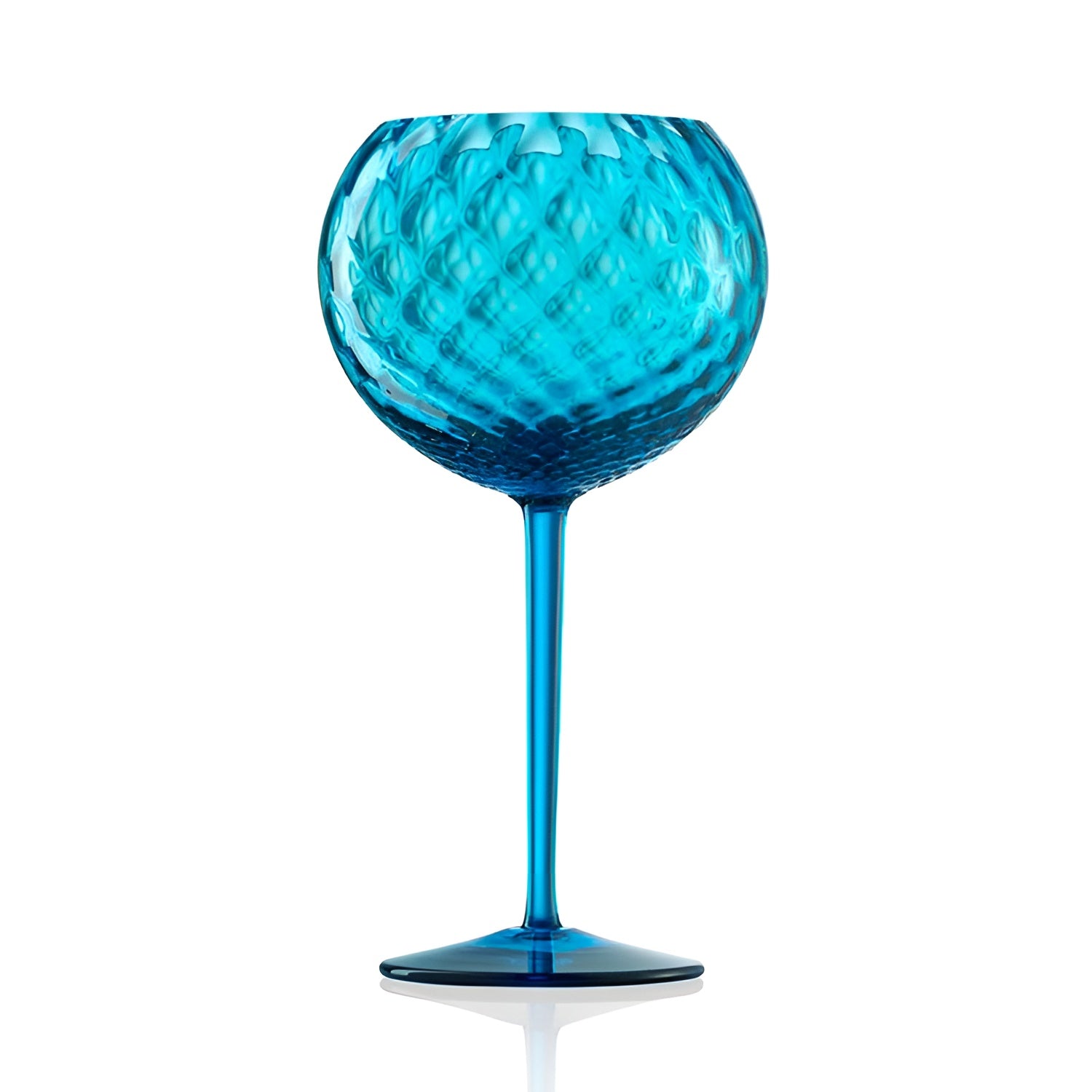 Red wine glass, 7.87 in, Turquoise, Gigolo - SIMONA'S COLLECTION