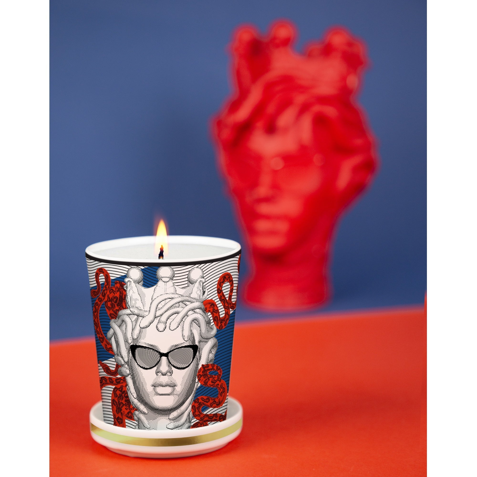 Scented candle, 4.7 inches, Sagrada Familia The Viper - BACI MILANO