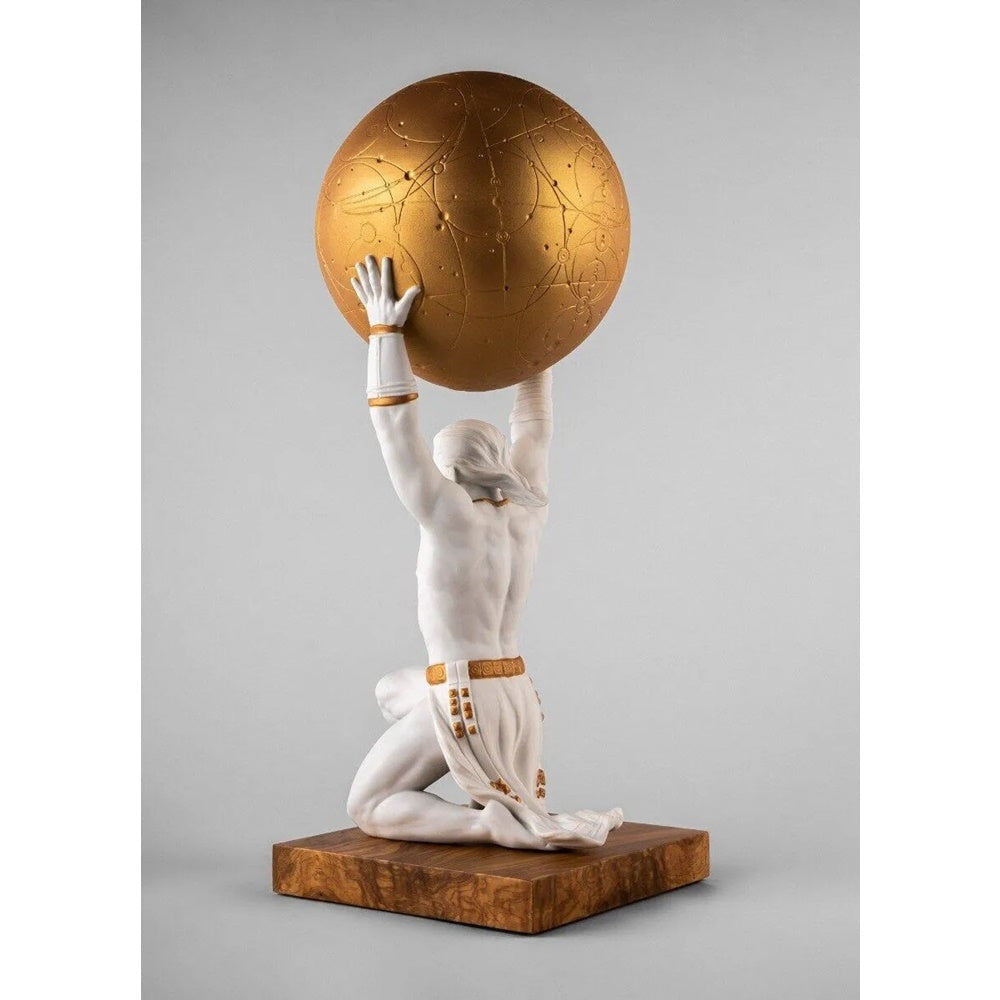 Porcelain sculpture, Atlas by Ernest Massuet - LLADRO