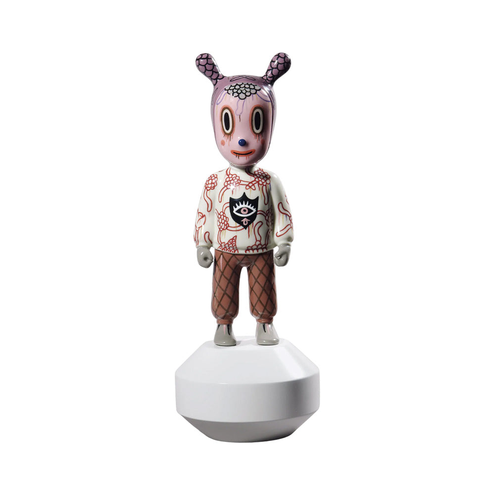 Porcelain sculpture, 11.8 inches, The Guest by Gary Baseman - LLADRO