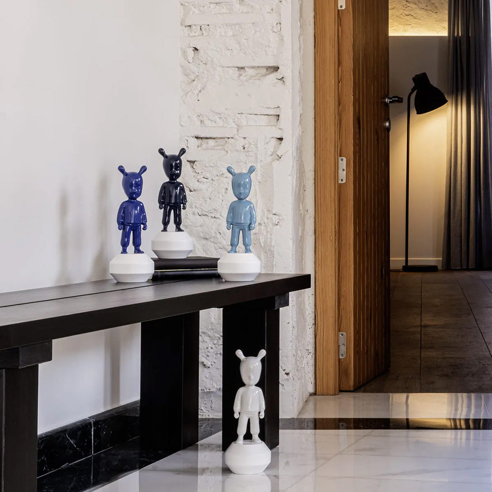 Porcelain sculpture, 11.8 inches, The Indigo Blue Guest by Jaime Hayon - LLADRO