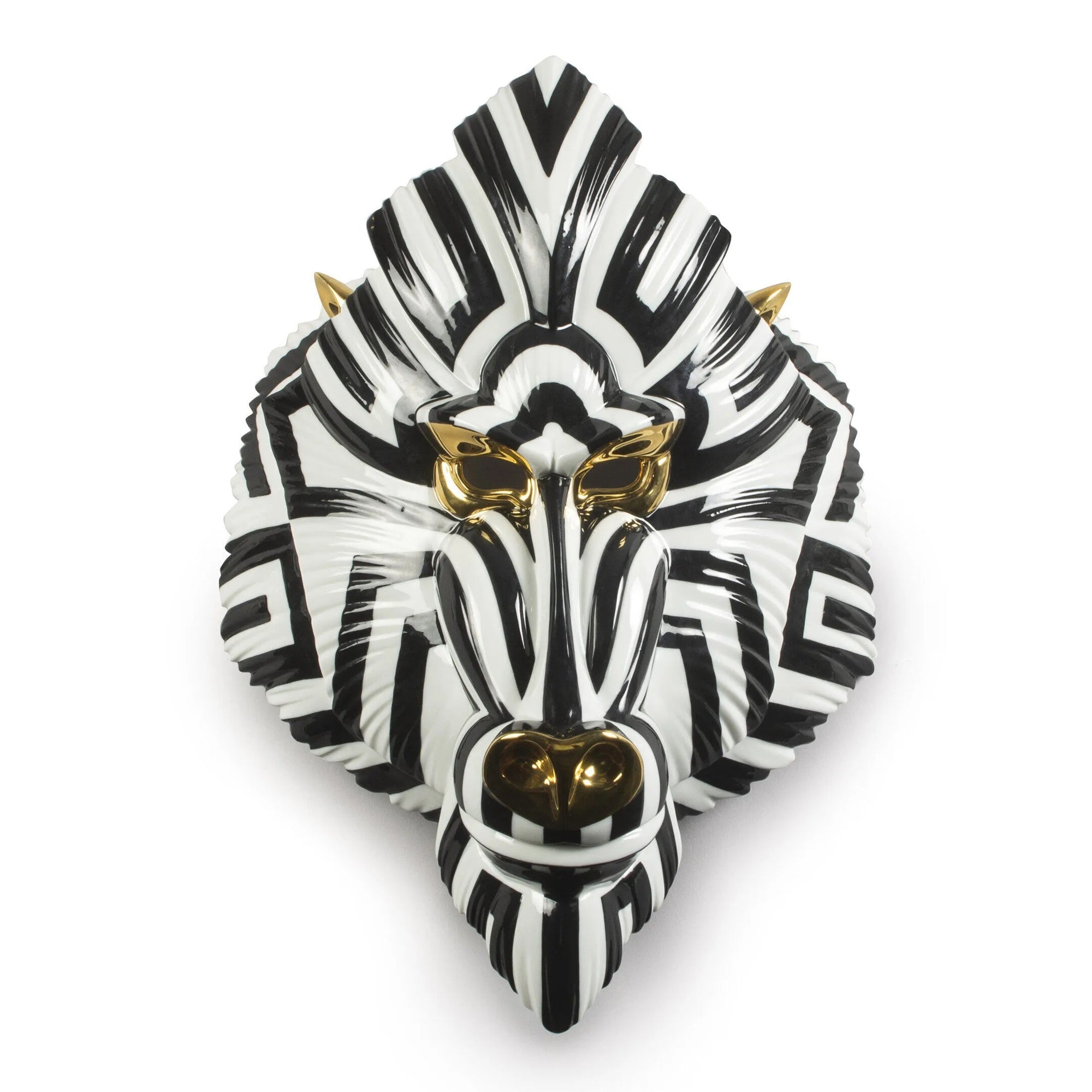 Mandrill Mask sculpture by Jose Luis Santes - LLADRO