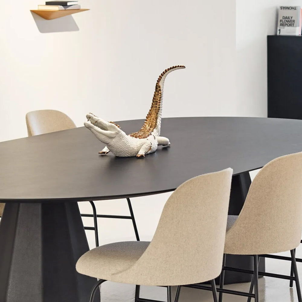 Porcelain sculpture, 26.8 inches, Crocodile by Raul Rubio - LLADRO