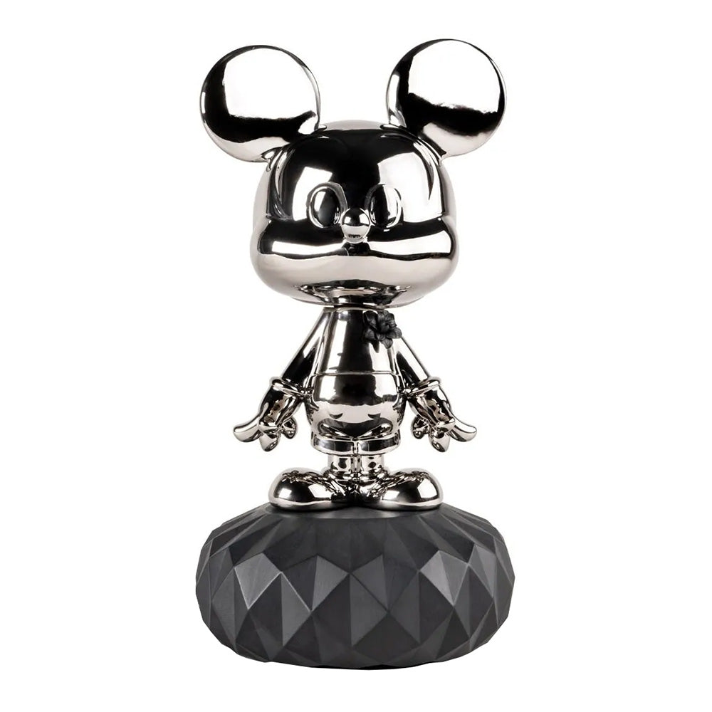 Porcelain sculpture Mickey Mouse Platinum by Eva Maria Cuerva - LLADRO