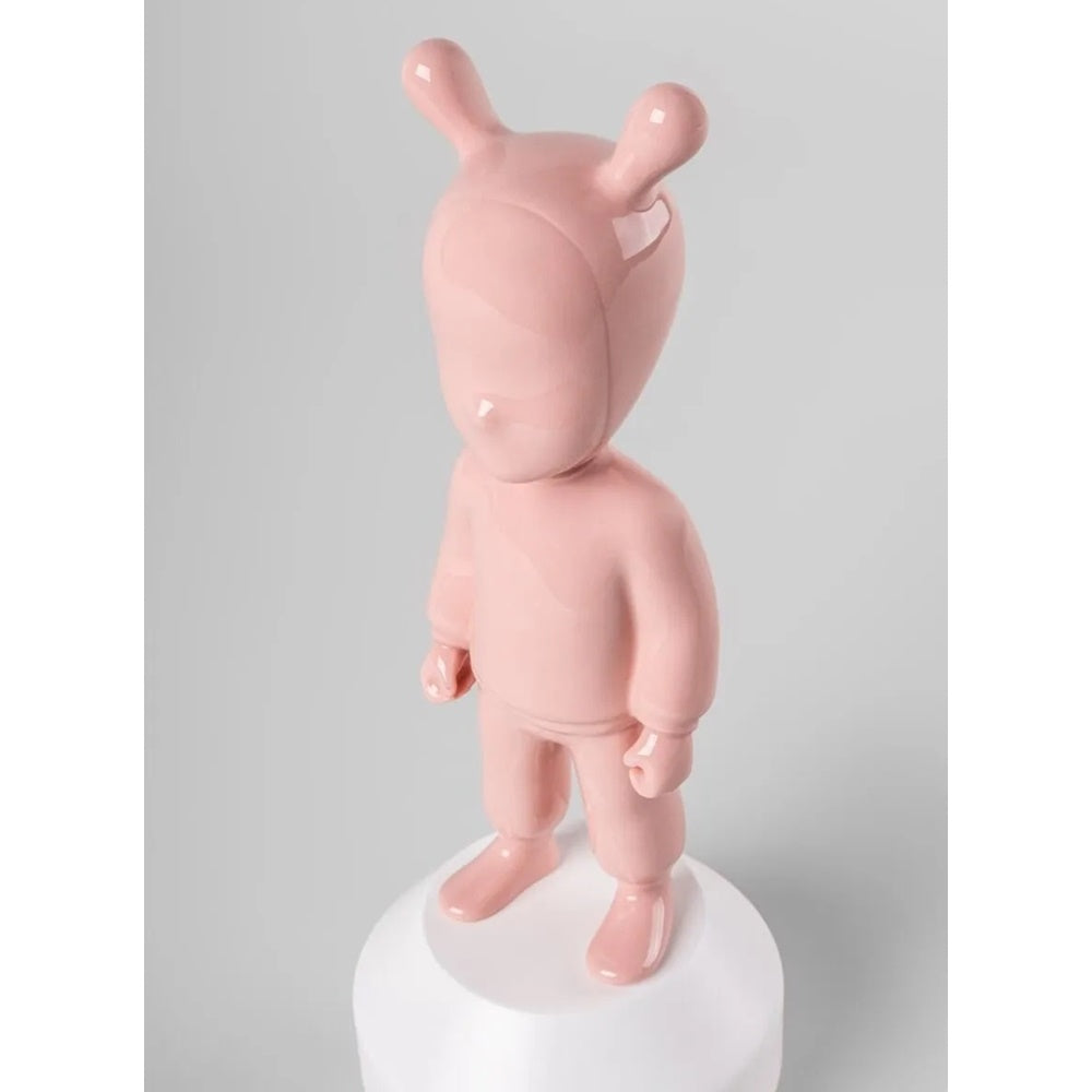 Porcelain sculpture, 11.8 inches, The Pink Guest by Jaime Hayon - LLADRO