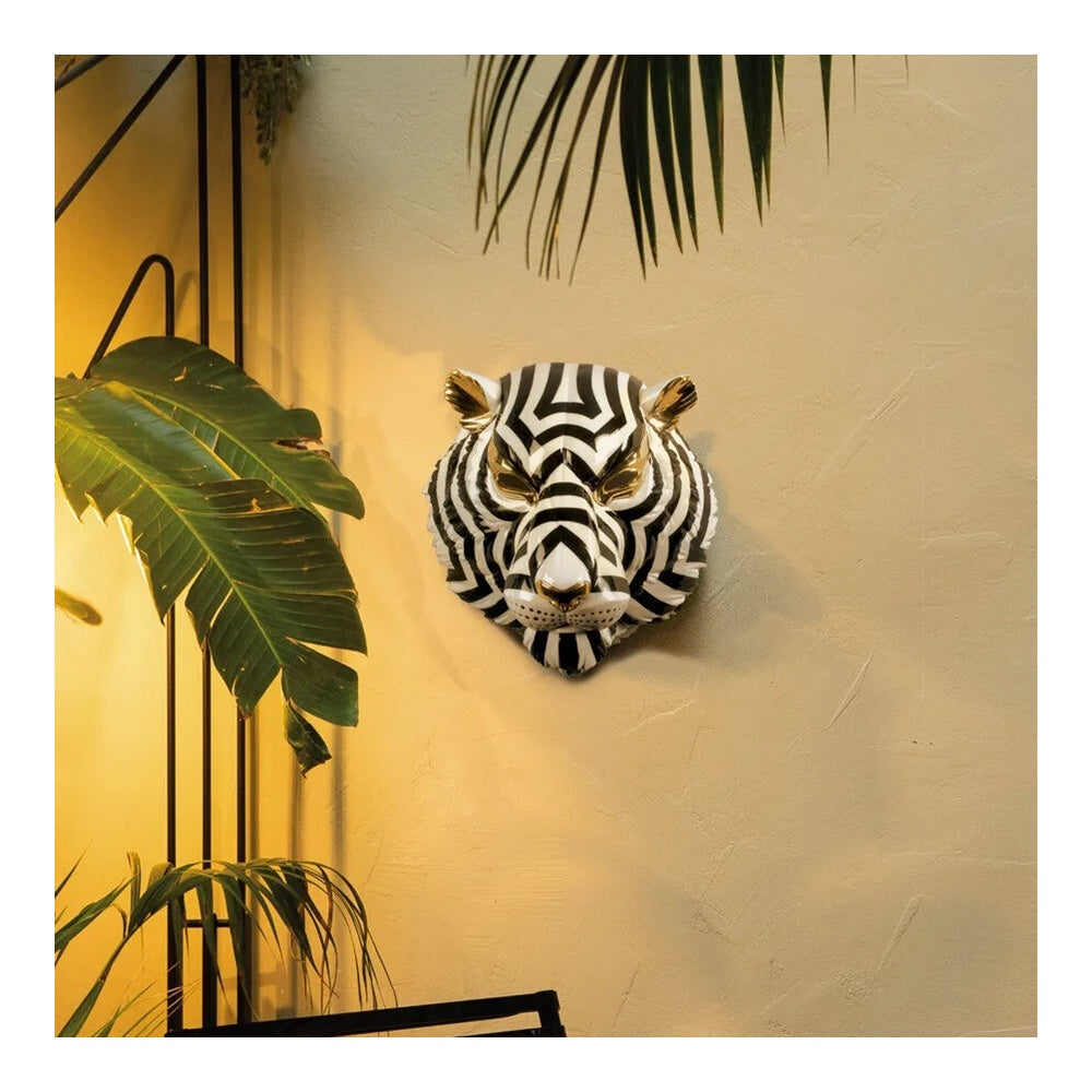 Sculpture Tiger Mask by Jose Luis Santes - LLADRO
