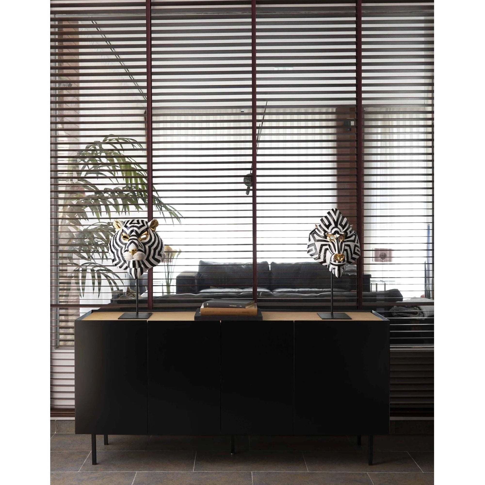 Sculpture Tiger Mask by Jose Luis Santes - LLADRO