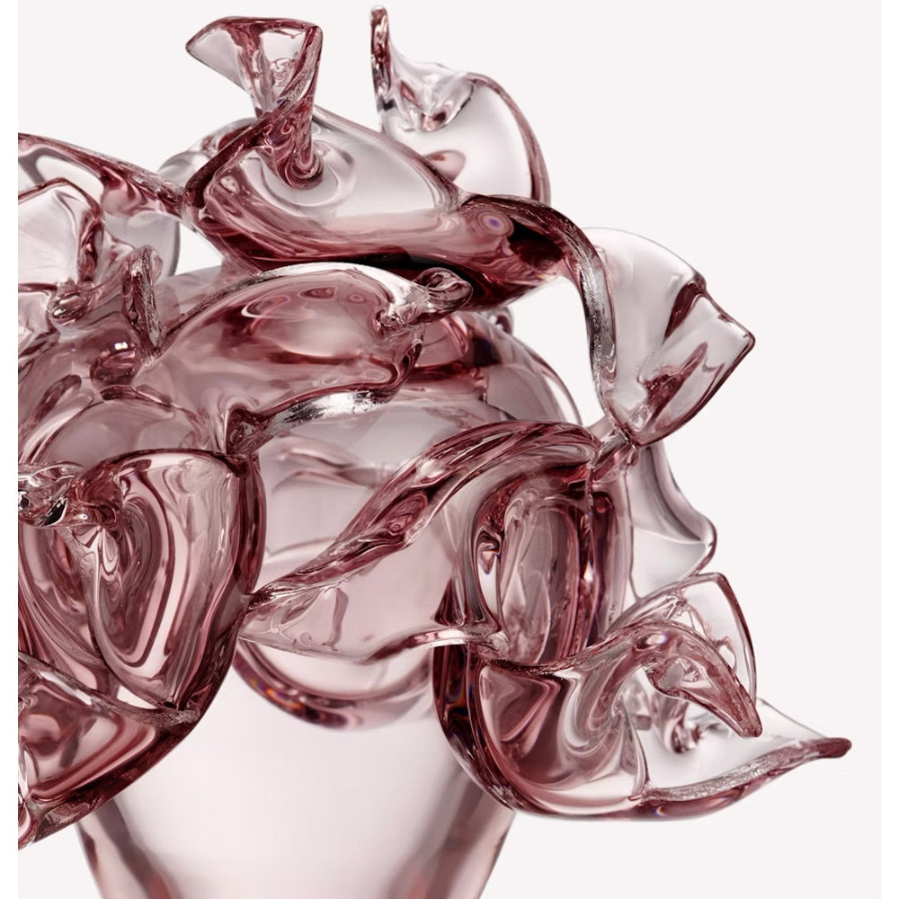 Sculpture vase, Pink, 9.1 inches, Mino by Lena Bergstrom - KOSTA BODA