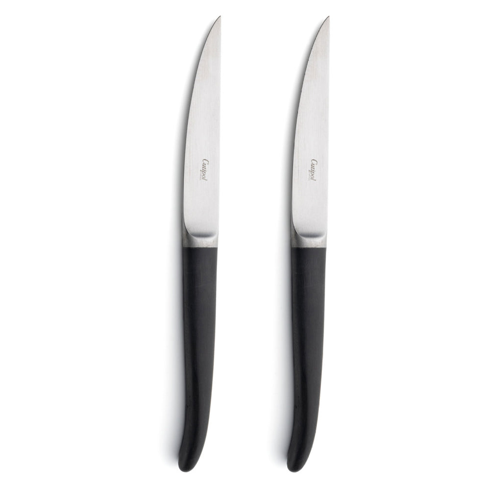 Set of 2 meat knives, made of stainless steel, Rib - CUTIPOL