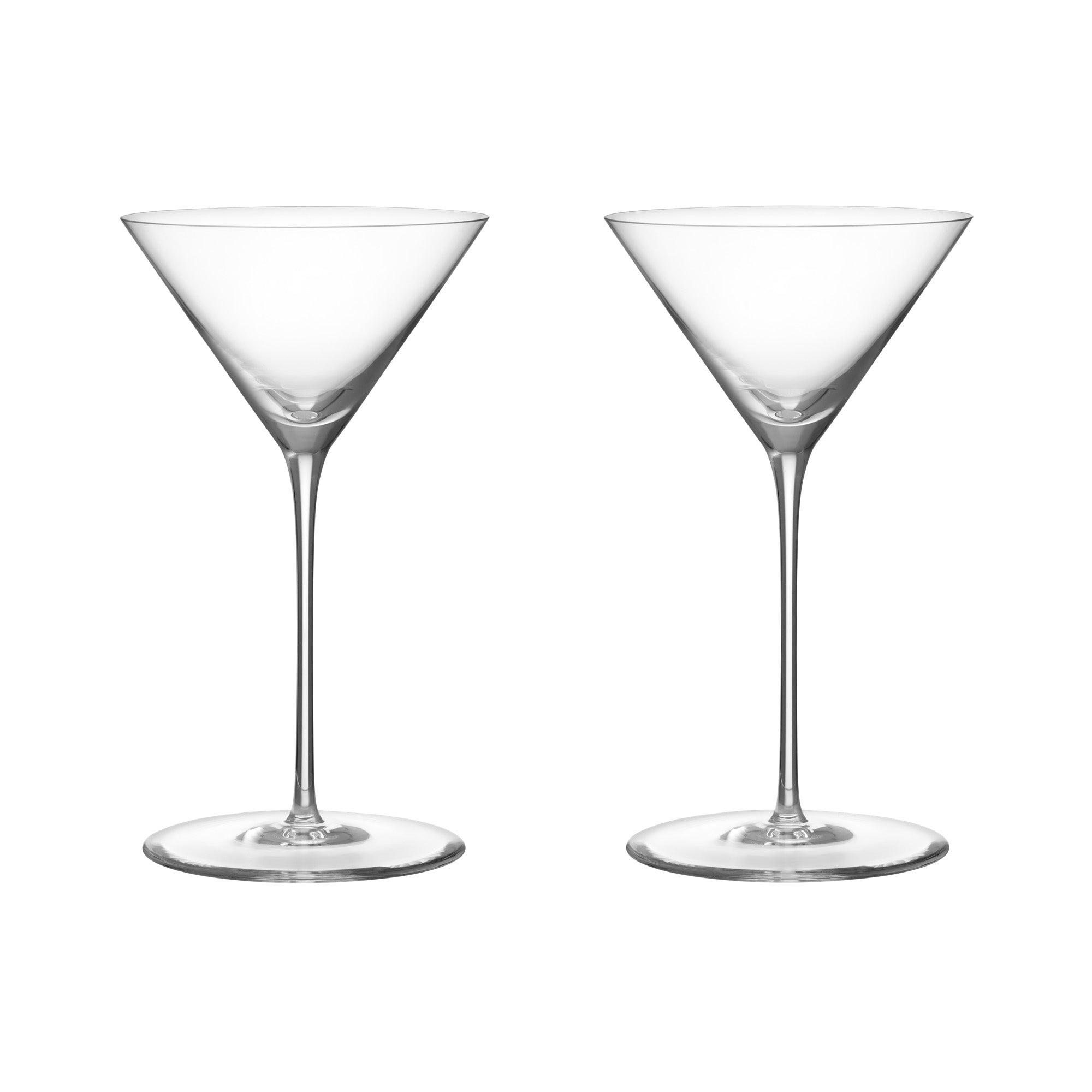 Set of 2 martini glasses, 6.8 fl oz, Geometry by Claesson Koivisto Rune - ORREFORS