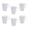 Set of 6 mugs, 12.4 oz, Constellation d'Or - VISTA ALEGRE