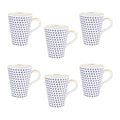 Set of 6 mugs, 12.4 oz, Constellation d'Or - VISTA ALEGRE