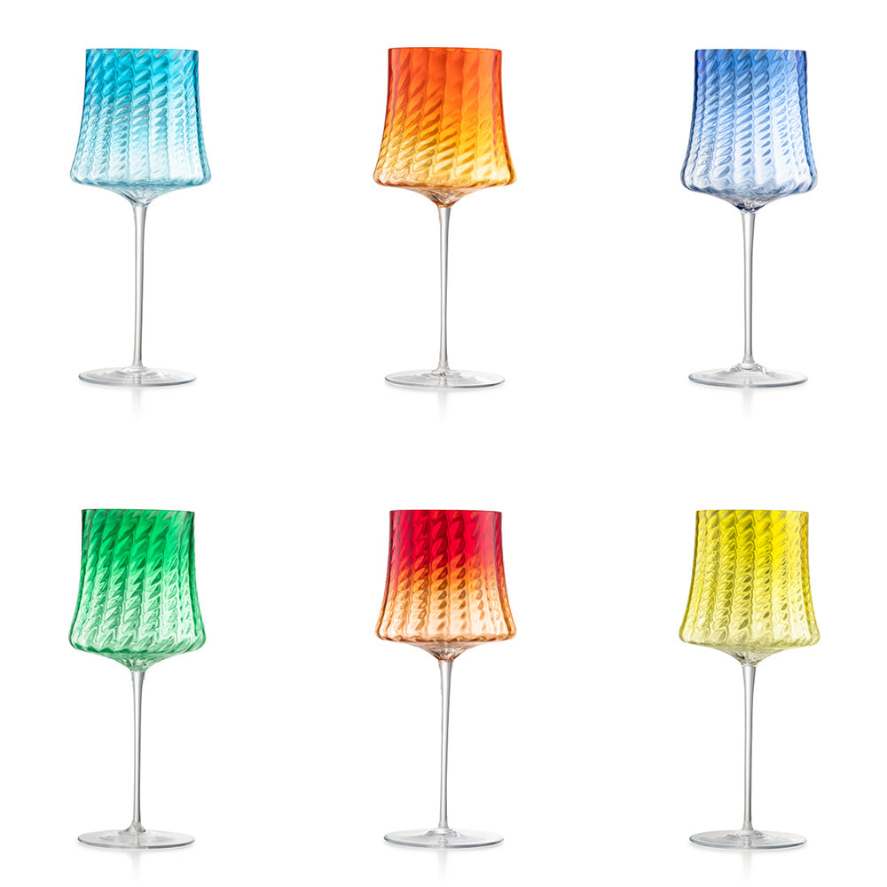 Set of 6 Red Wine Glasses, 18.6 oz, Barena - SALVIATI