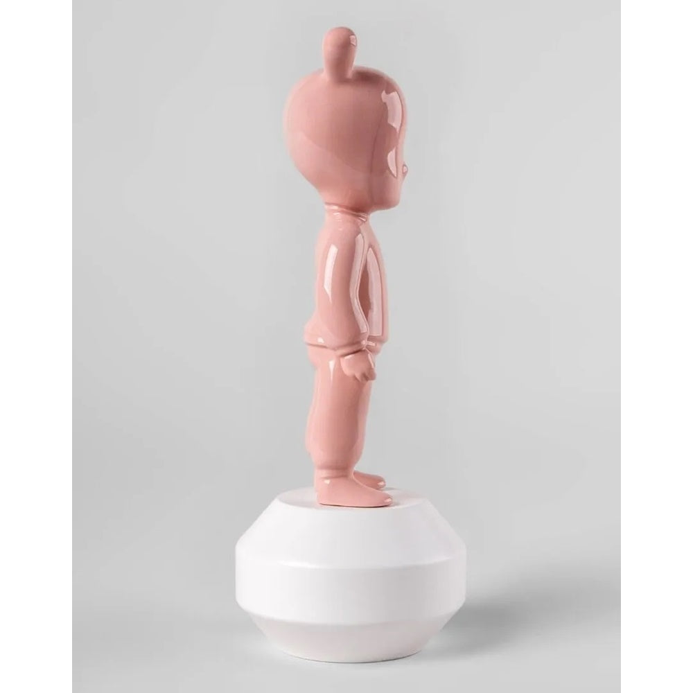 Porcelain sculpture, 11.8 inches, The Pink Guest by Jaime Hayon - LLADRO