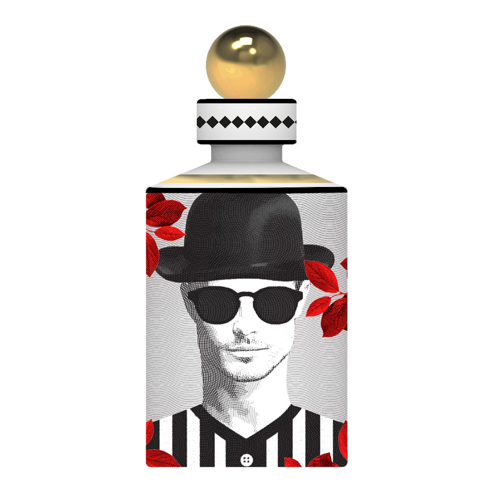 Maxi bottle, porcelain, 7.9 inches, The inseparables Mr White -  BACI MILANO