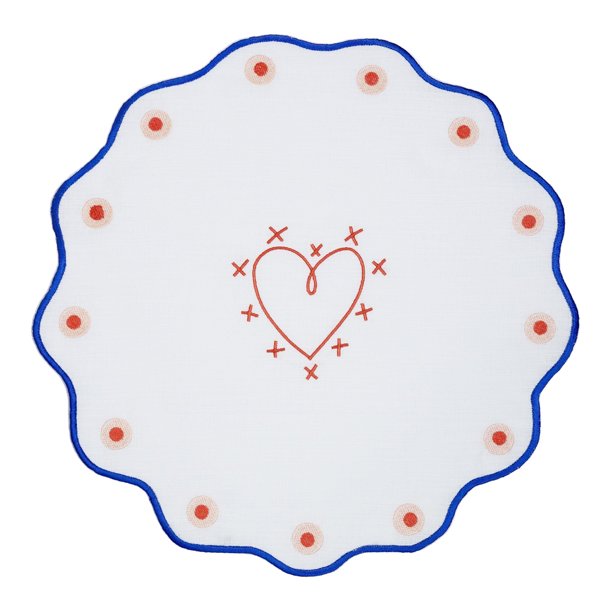 Plate holder, 15 inches, Mamma Mia Heart -  BACI MILANO
