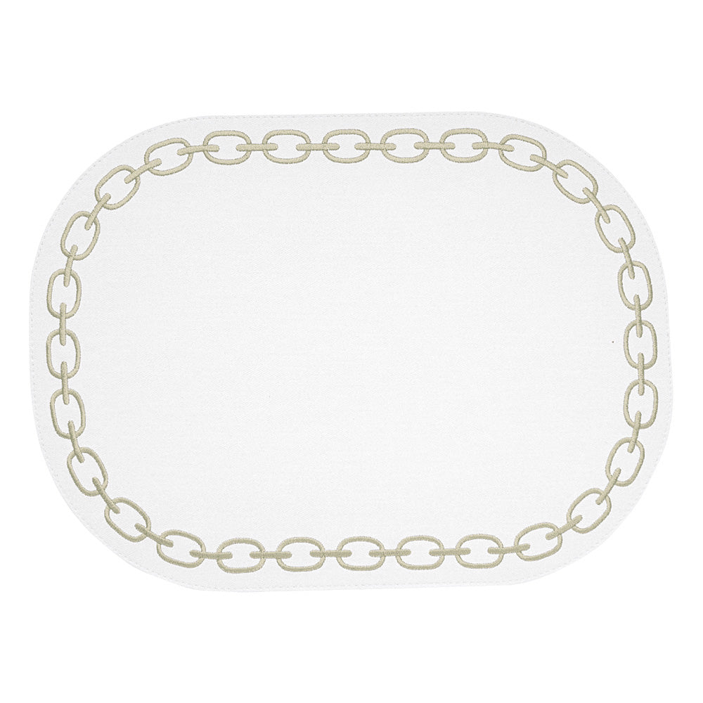 Plate Holder, 44x12.6 inches, Chain White/Sage Green - SIMONA'S COLLECTION