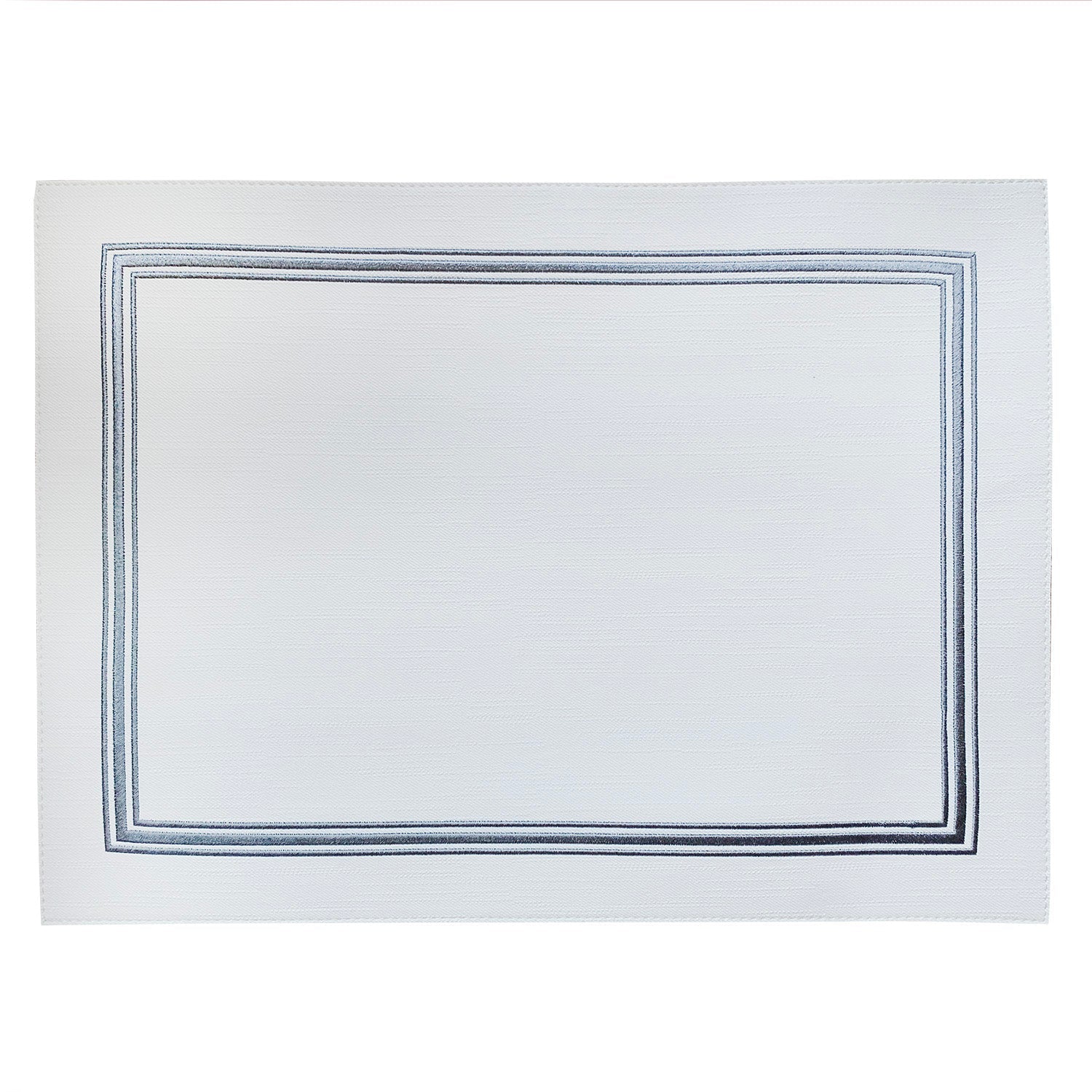 Plate Holder, 45x13.0 inches, Triple Line White/Silver - SIMONA'S COLLECTION