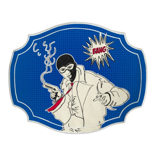 Plate holder, 18.5x15 inches, blue, Gulp - BACI MILANO