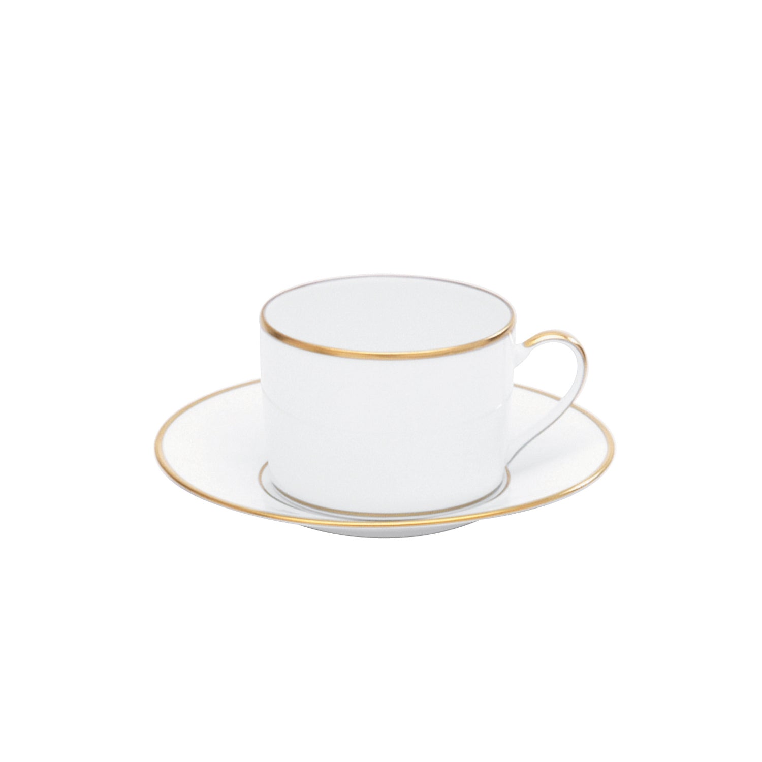 Set of 6 tea cups and saucers, 5 oz, Palmyre - BERNARDAUD