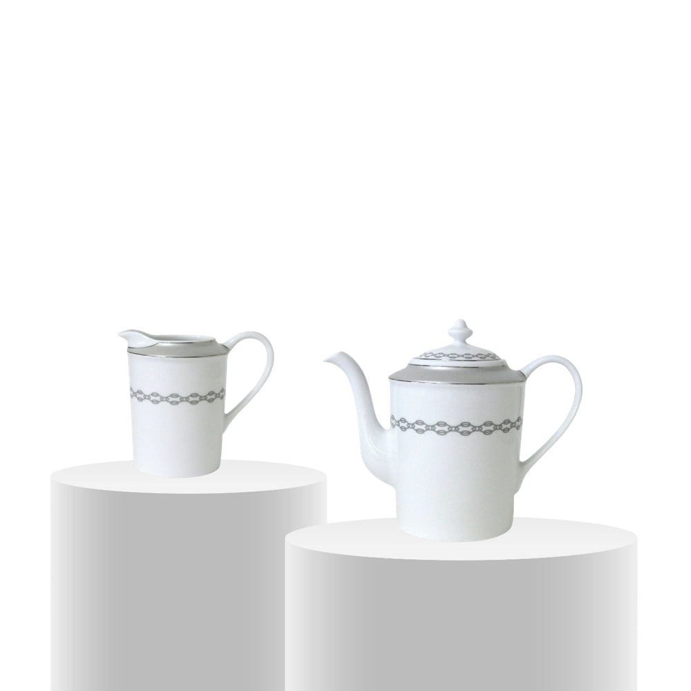 Tea serving set, 2 pieces, Loft - BERNARDAUD
