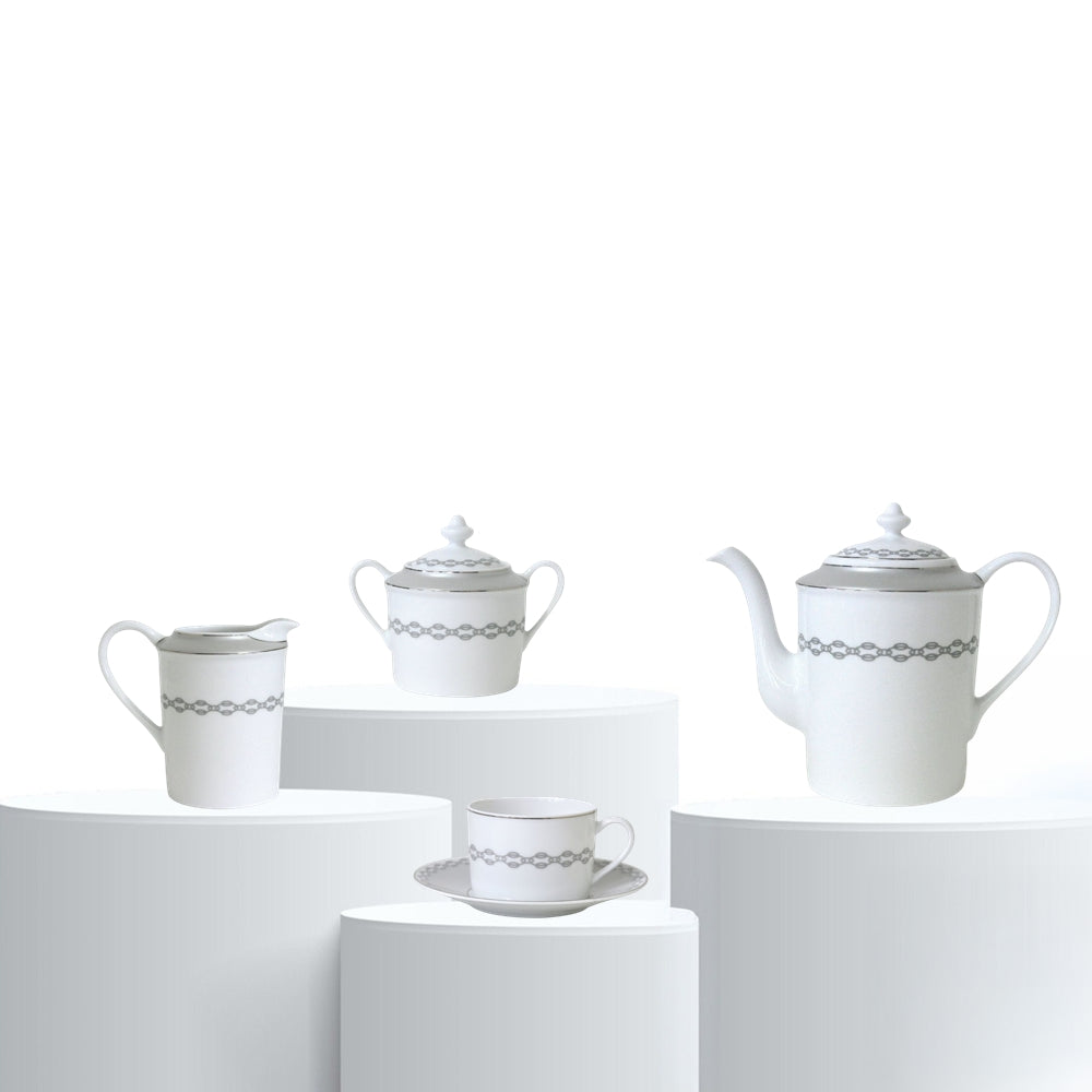 Tea set, 5 pieces, Loft - BERNARDAUD