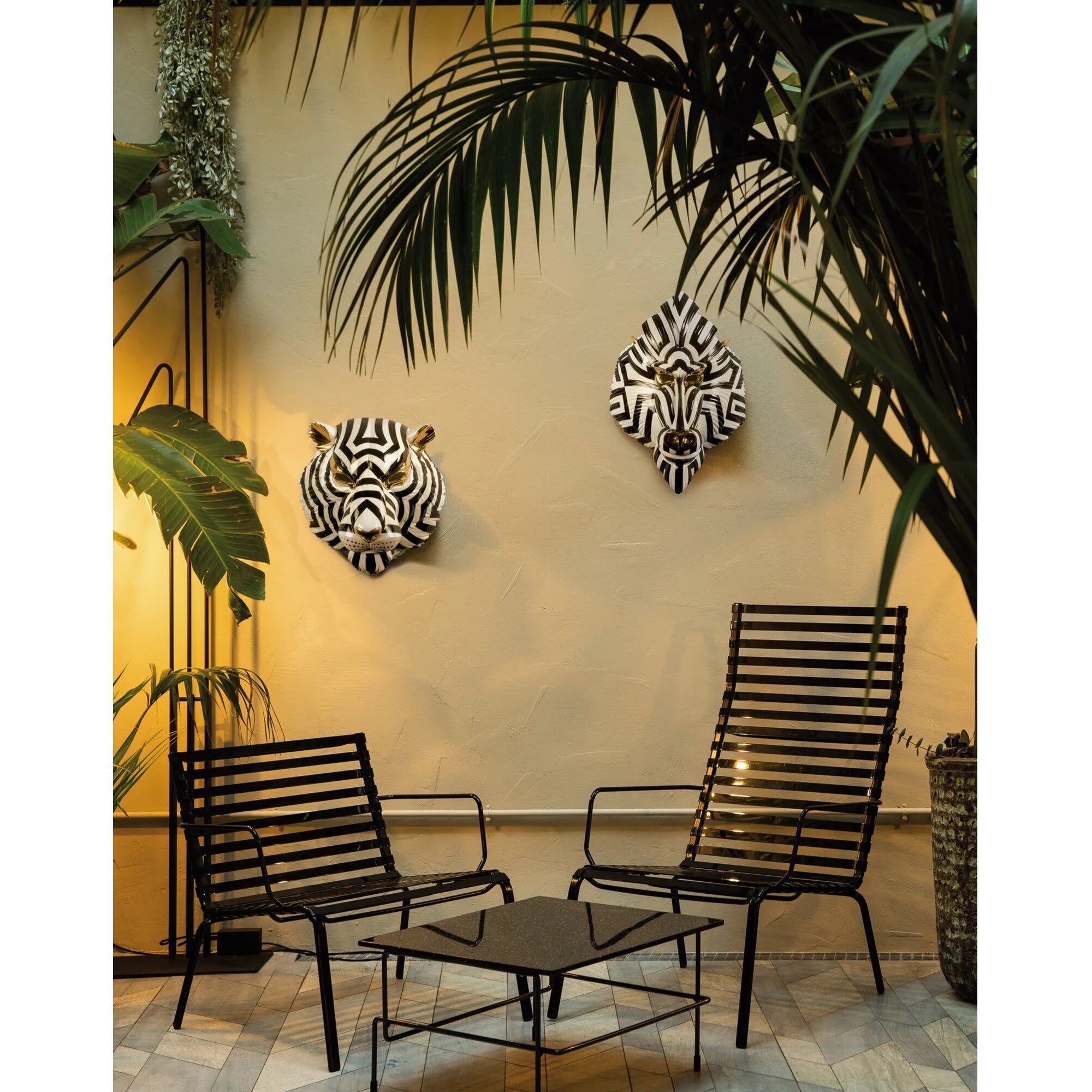 Sculpture Tiger Mask by Jose Luis Santes - LLADRO