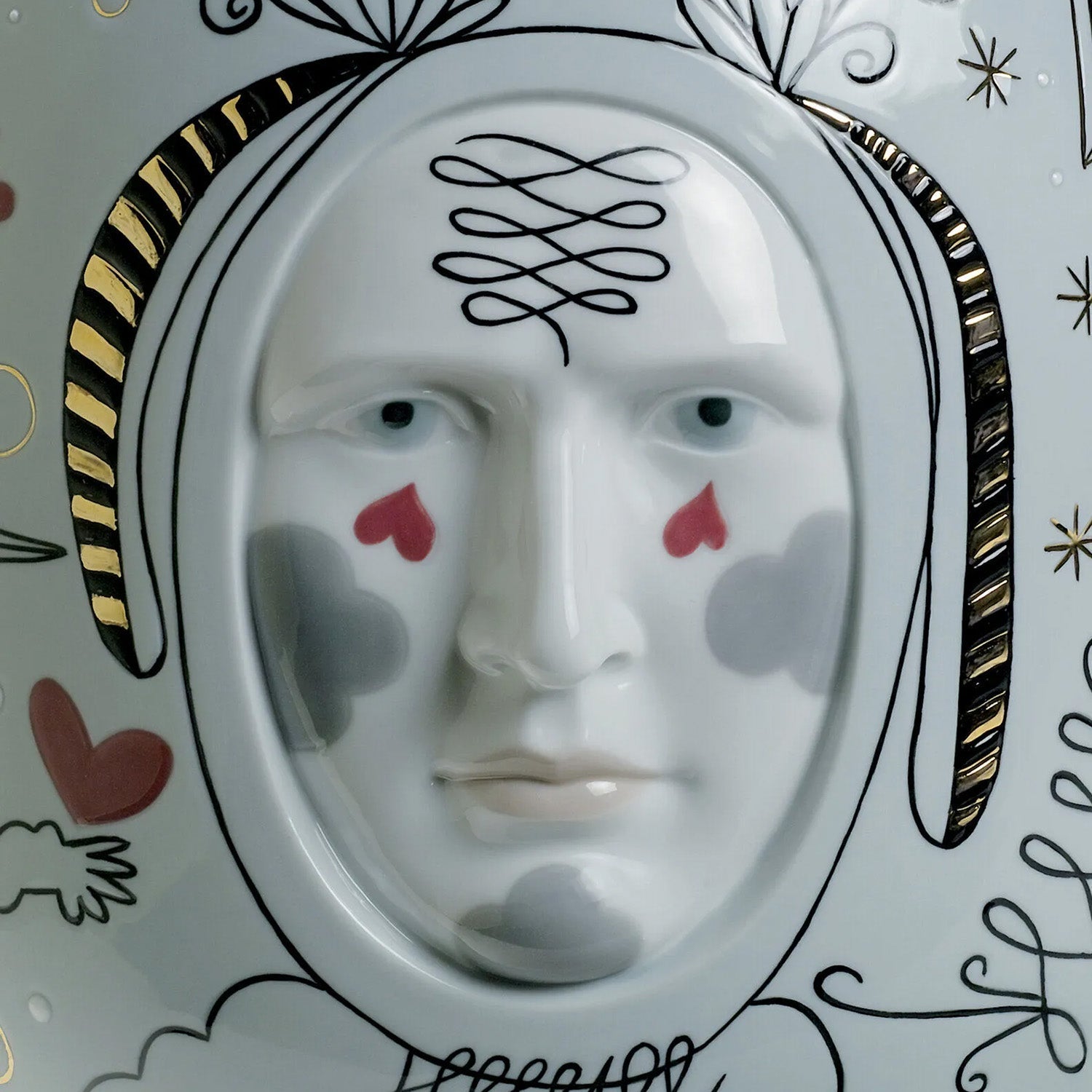 Vase with lid Conversation by Jaime Hayon - Limited Edition - LLADRO