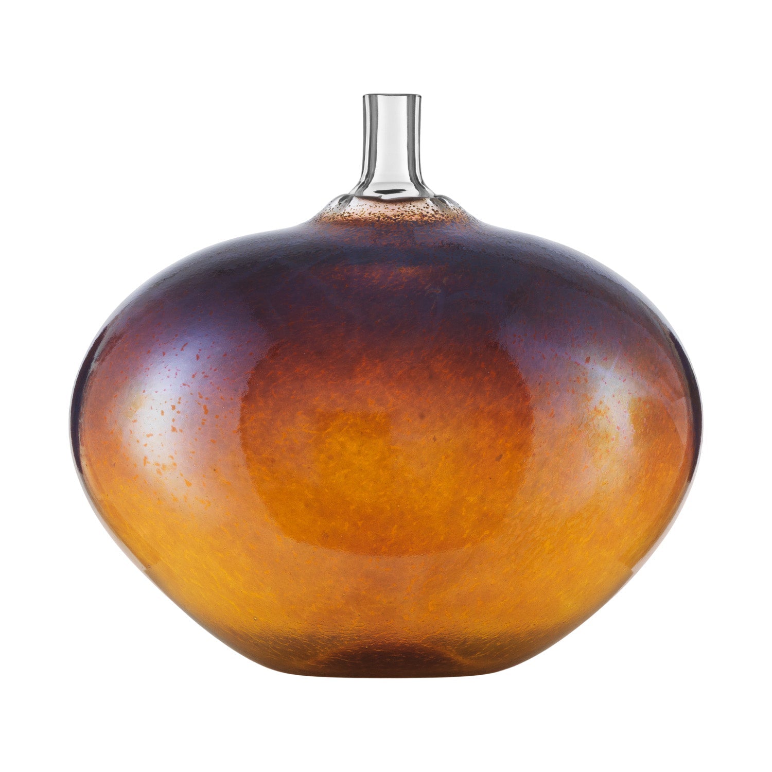 Crystal Glass Vase, Golden Brown, 11.4 inches, Beans by Bertil Vallien - KOSTA BODA