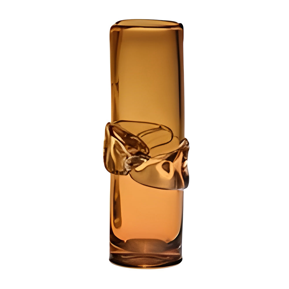 Blown Glass Vase, 15.7 inches, Amber Equator - REMIS