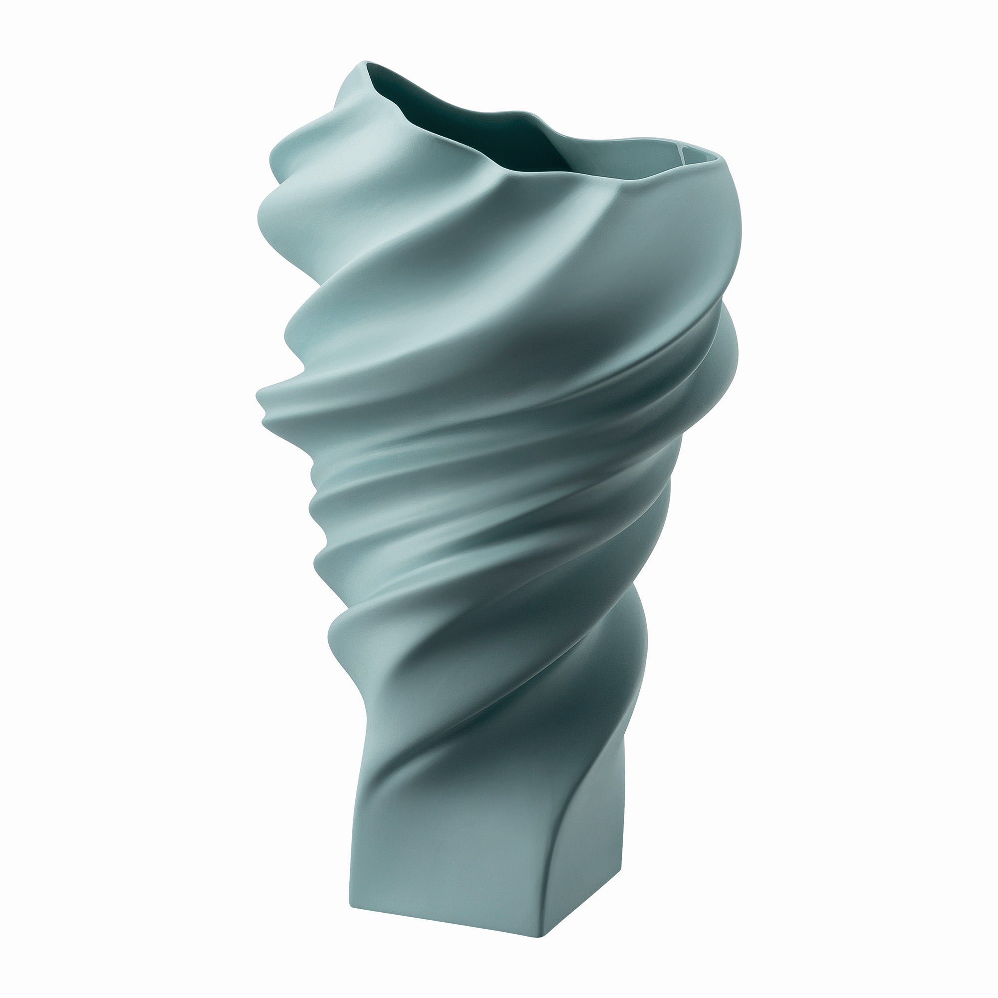 Porcelain vase, 13.8 inches, Squall Mint by Cedric Ragot - ROSENTHAL