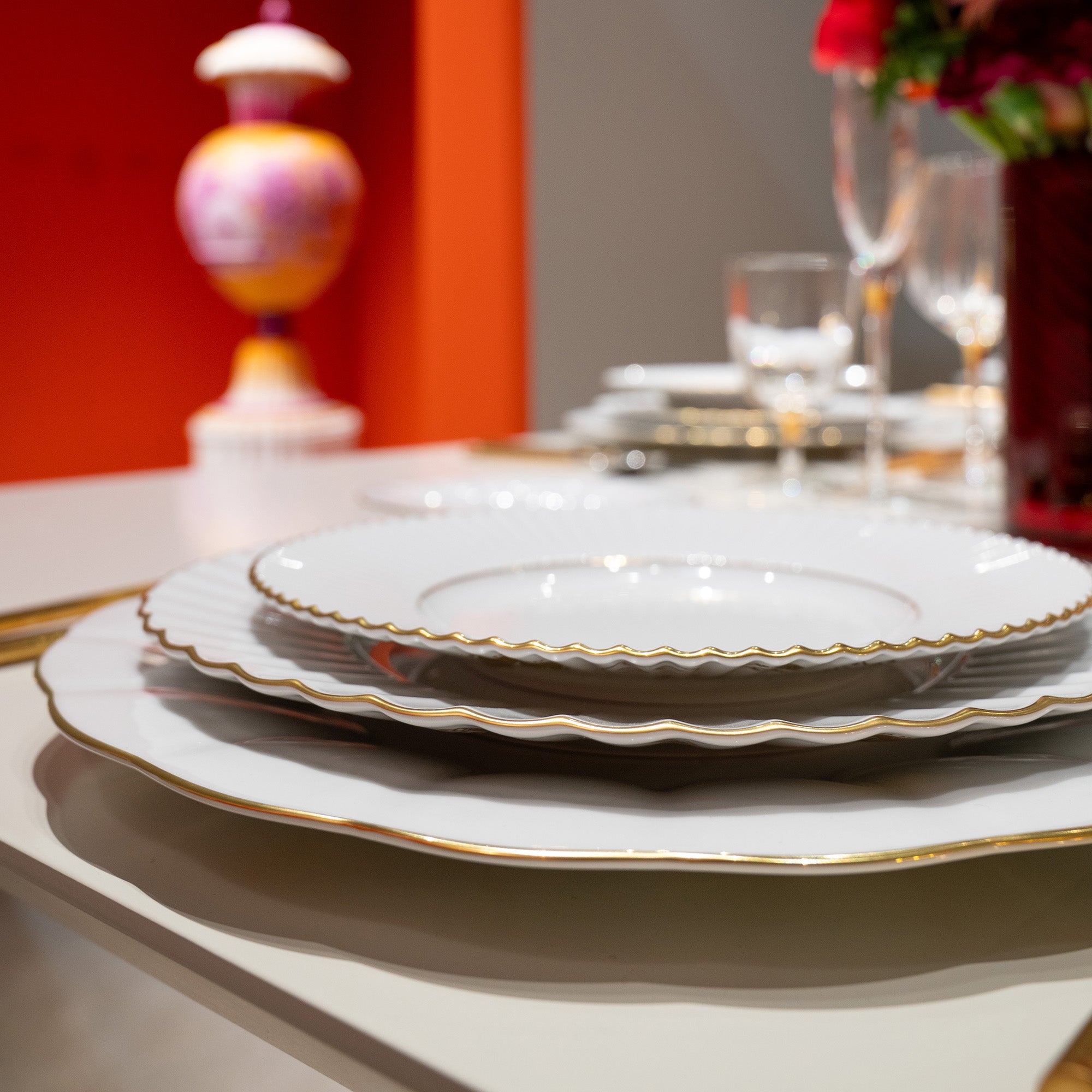 Dessert plate, 9.1 inches, 200 YEARS - VISTA ALEGRE