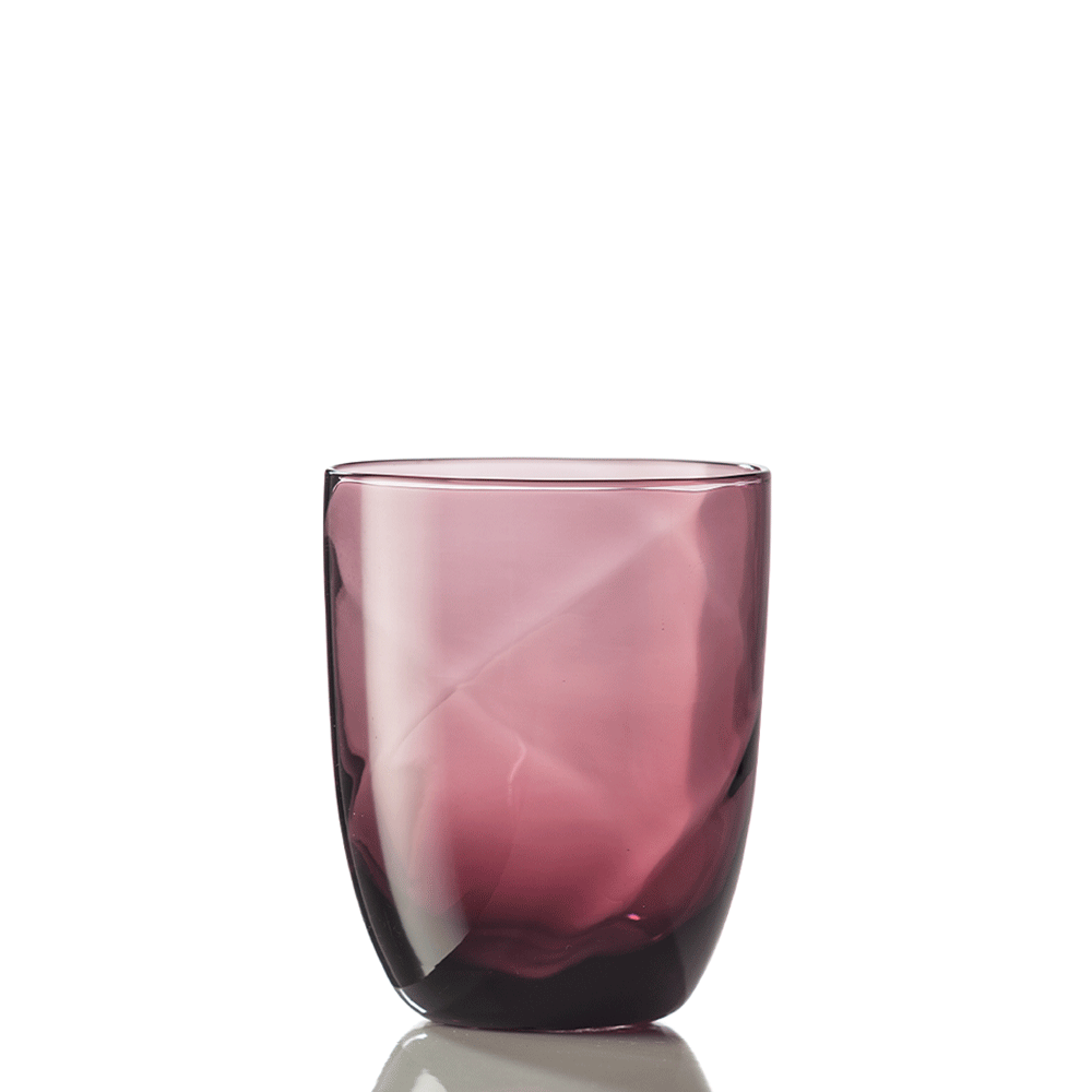 Water glass, 3.9 in, Lente Violet, Idra - SIMONA'S COLLECTION