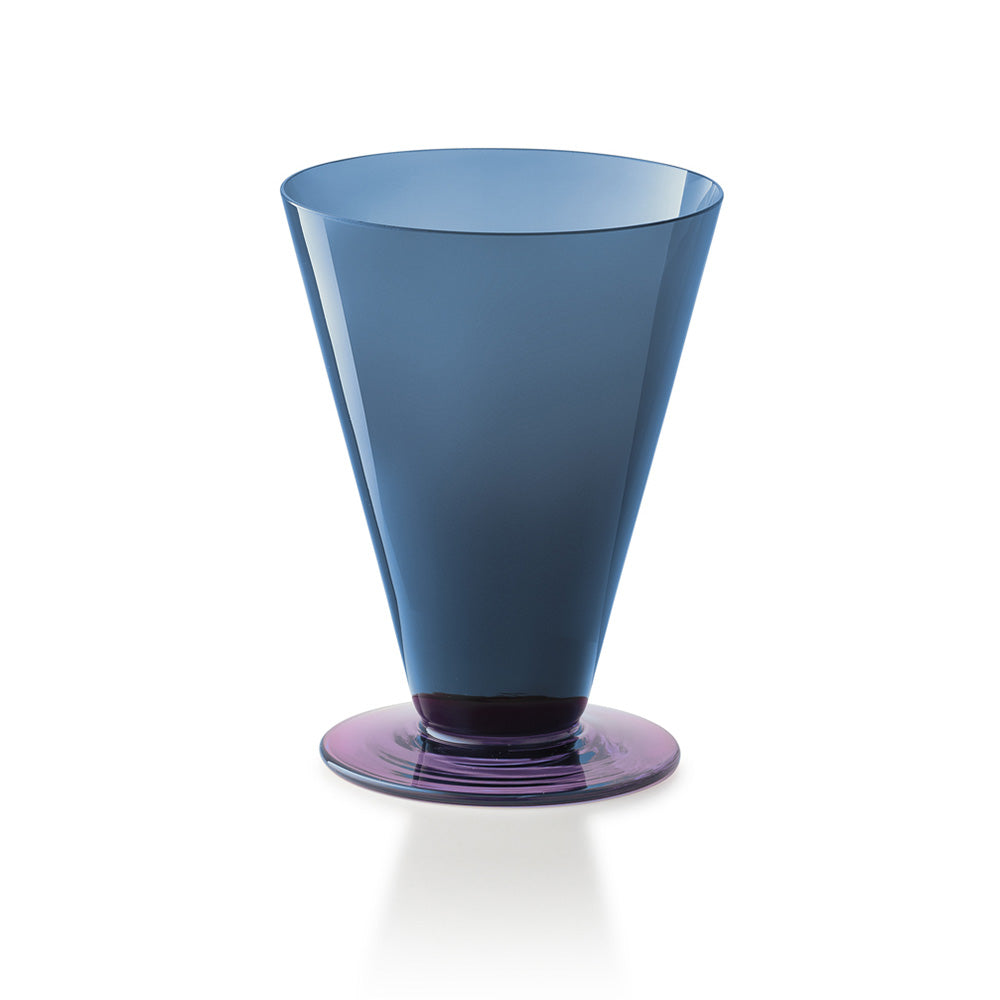 Set of 6 Water Glasses, blue/purple, Salicornia - SALVIATI